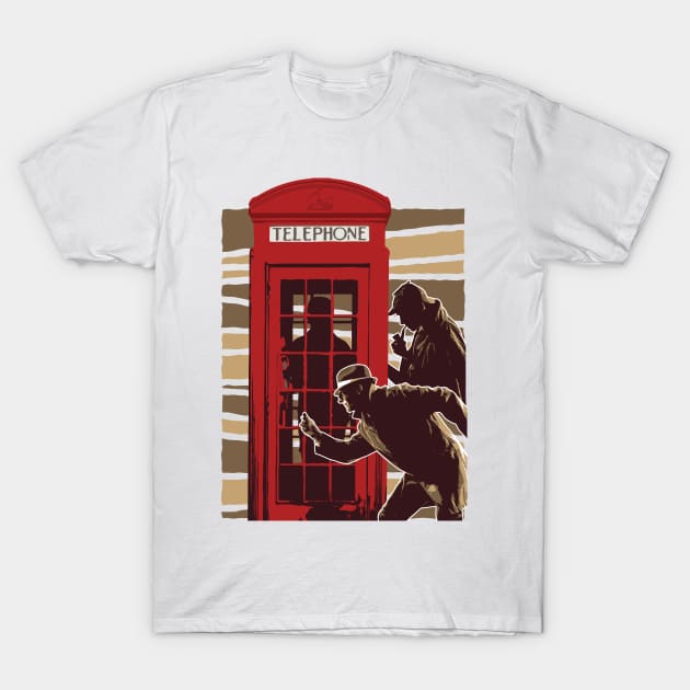 Telephone Detectives T-Shirt by madeinchorley